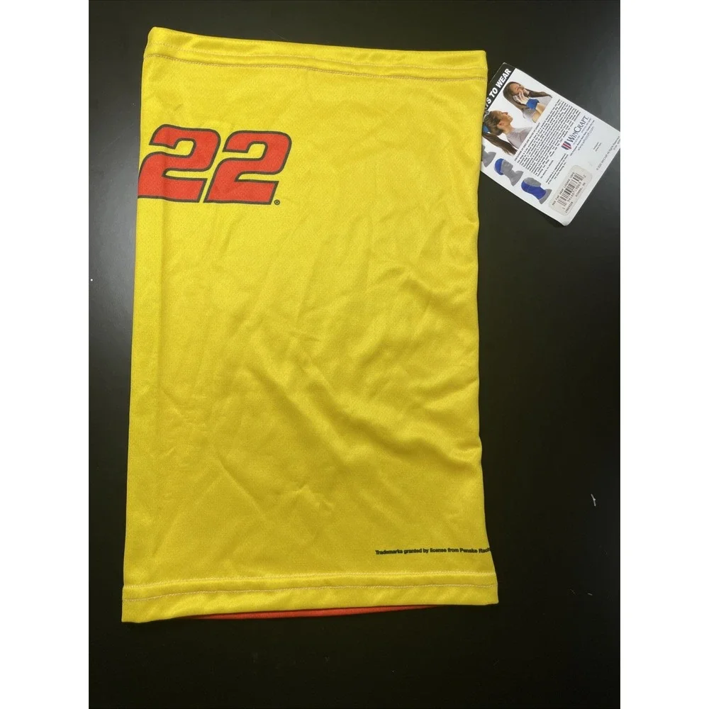 NASCAR Wincraft Fan Wrap Sports Gaiter Neck/Facemask One Size - #22 Joey Logano